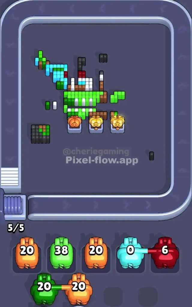 Pixel Flow Level 739 Solution 3