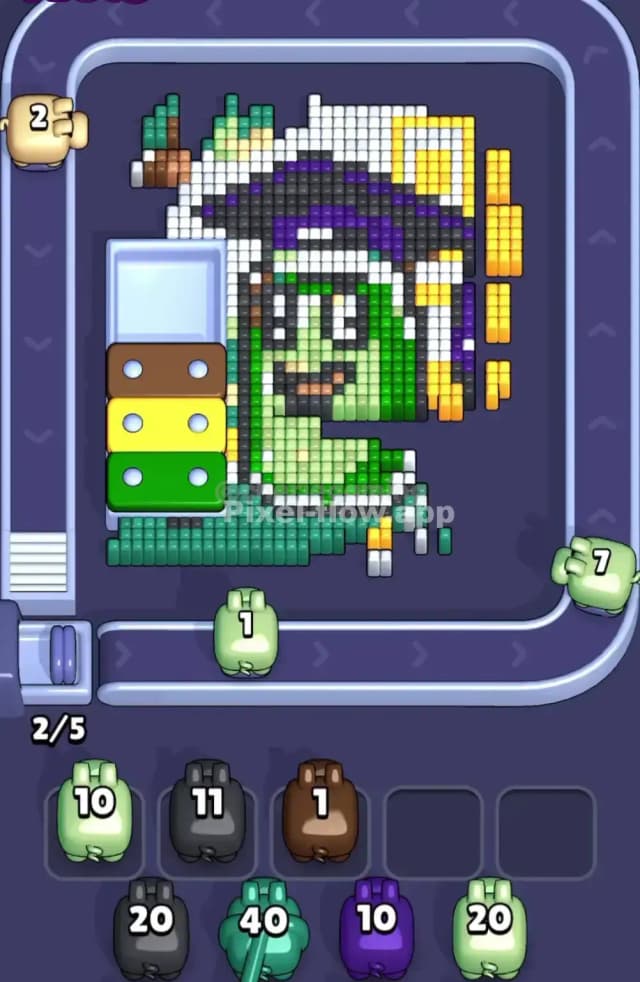 Pixel Flow Level 1657 Solution 1