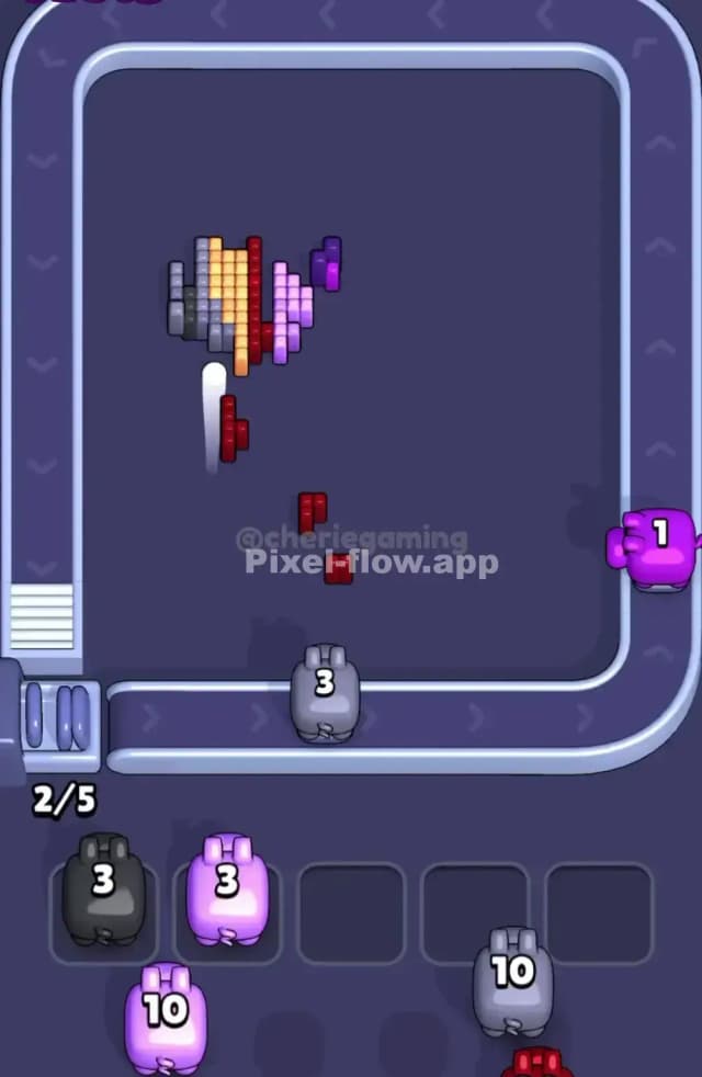 Pixel Flow Level 1679 Solution 3