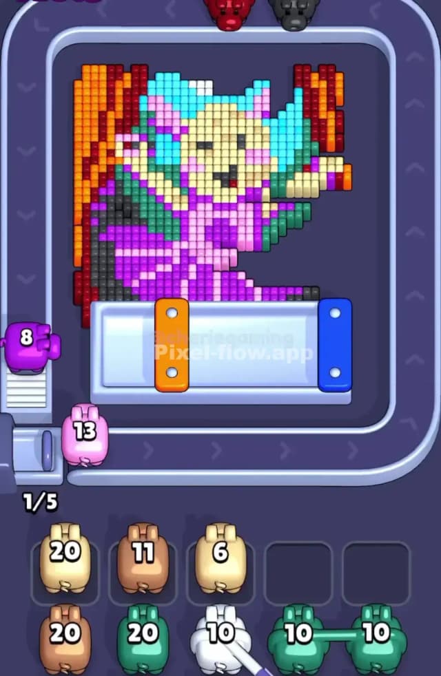 Pixel Flow Level 1625 Solution 1