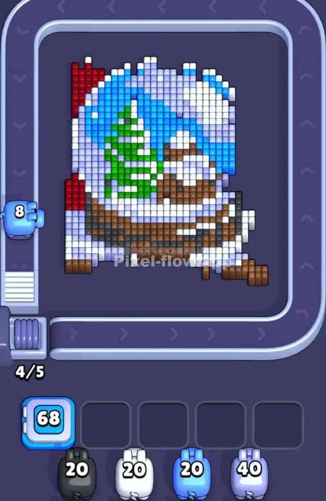 Pixel Flow Level 1811 Solution 1