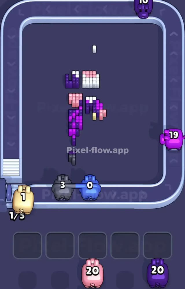Pixel Flow Level 1067 Solution 3