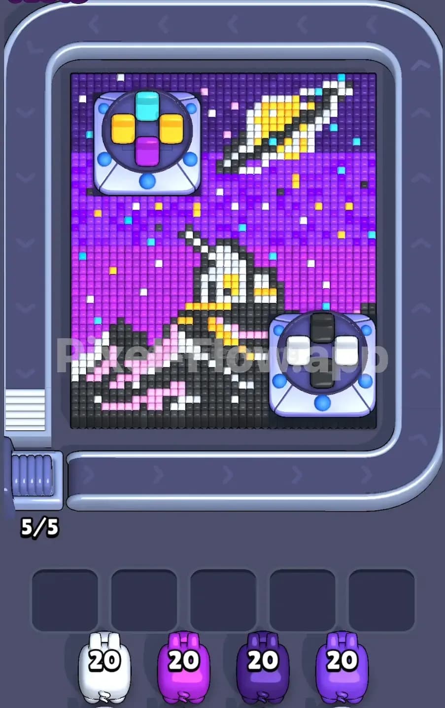 Pixel Flow Level 738 Screenshot