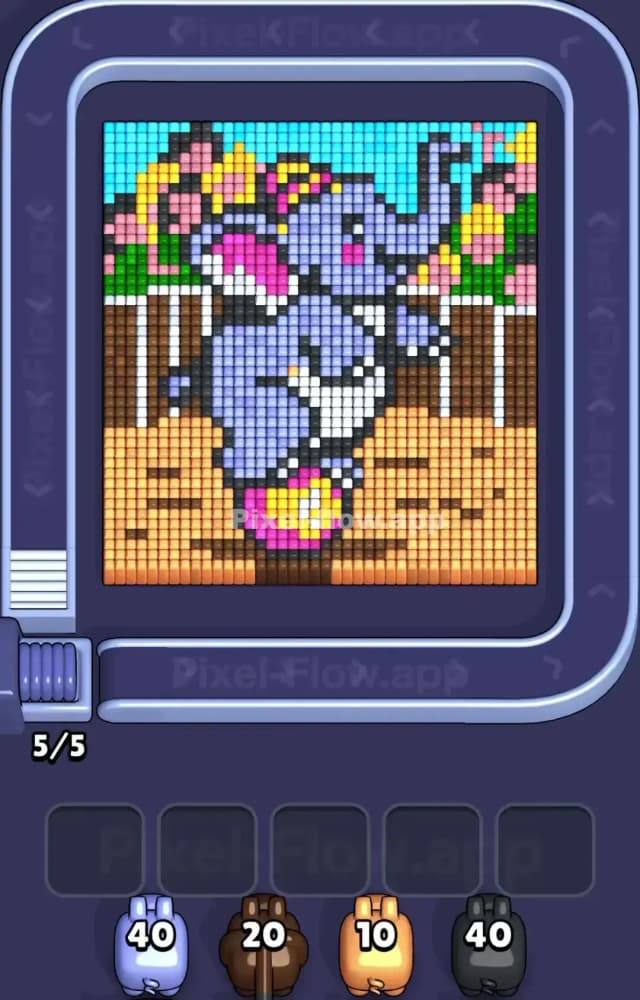 Pixel Flow Level 1545 Gameplay
