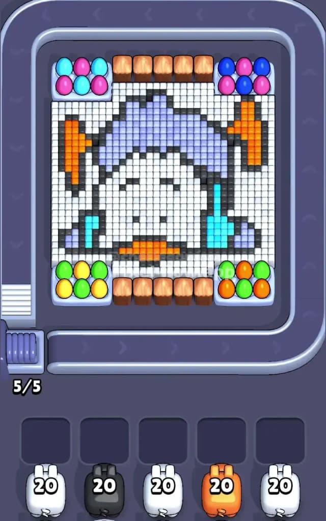 Pixel Flow Level 354 Gameplay