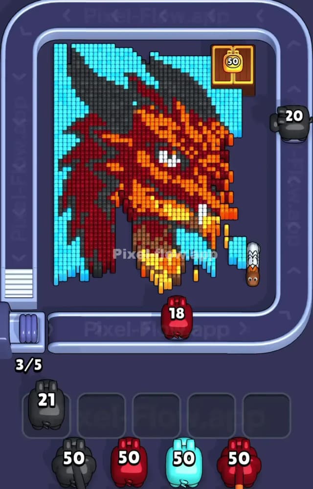 Pixel Flow Level 1198 Solution 1