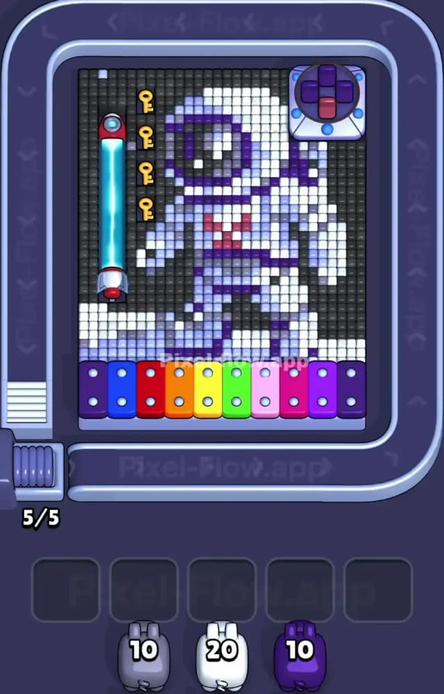 Pixel Flow Level 1471 Gameplay