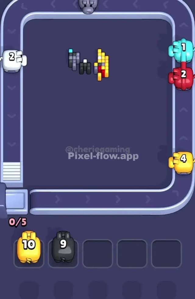 Pixel Flow Level 1844 Solution 3