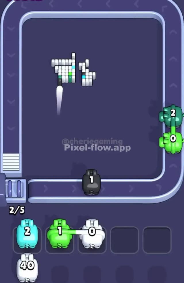 Pixel Flow Level 1758 Solution 3