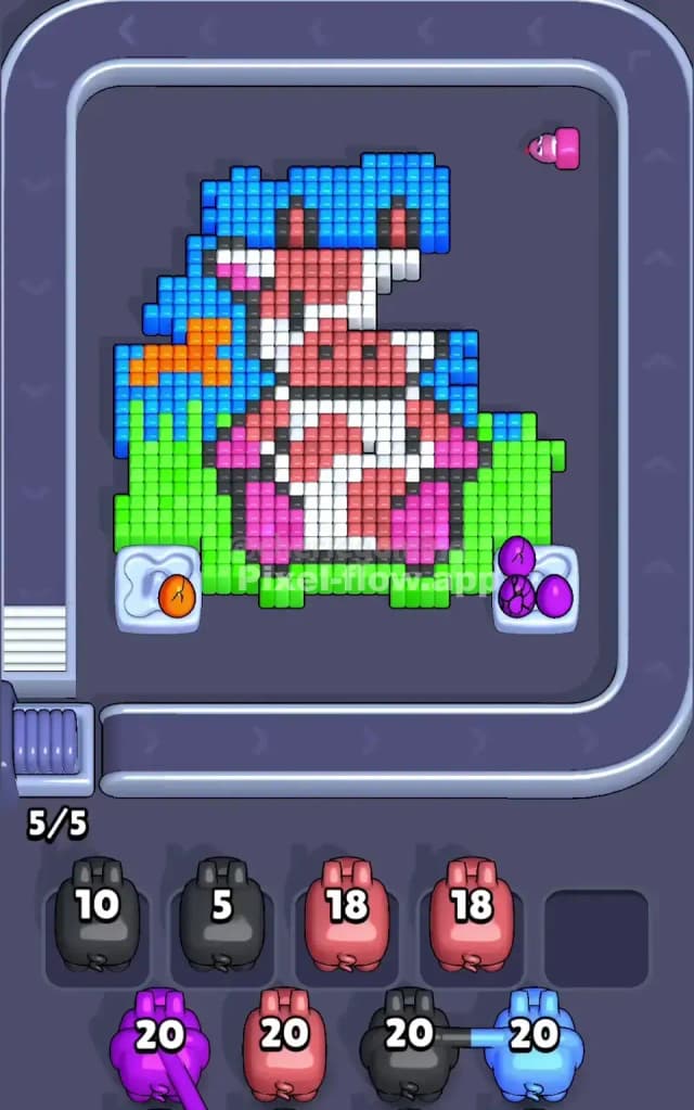 Pixel Flow Level 730 Solution 2