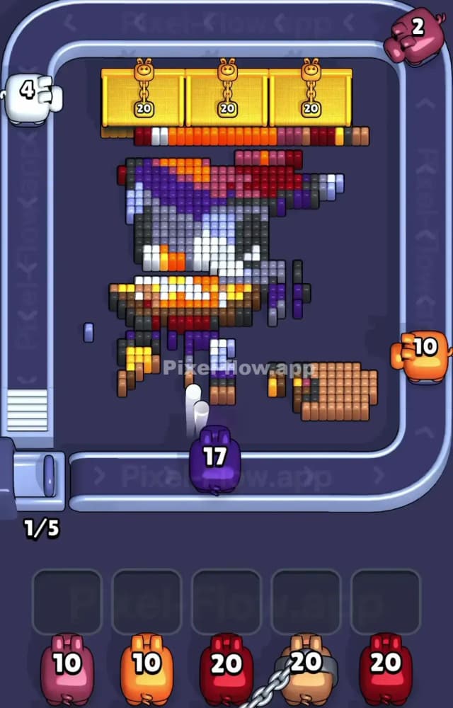 Pixel Flow Level 1565 Solution 2