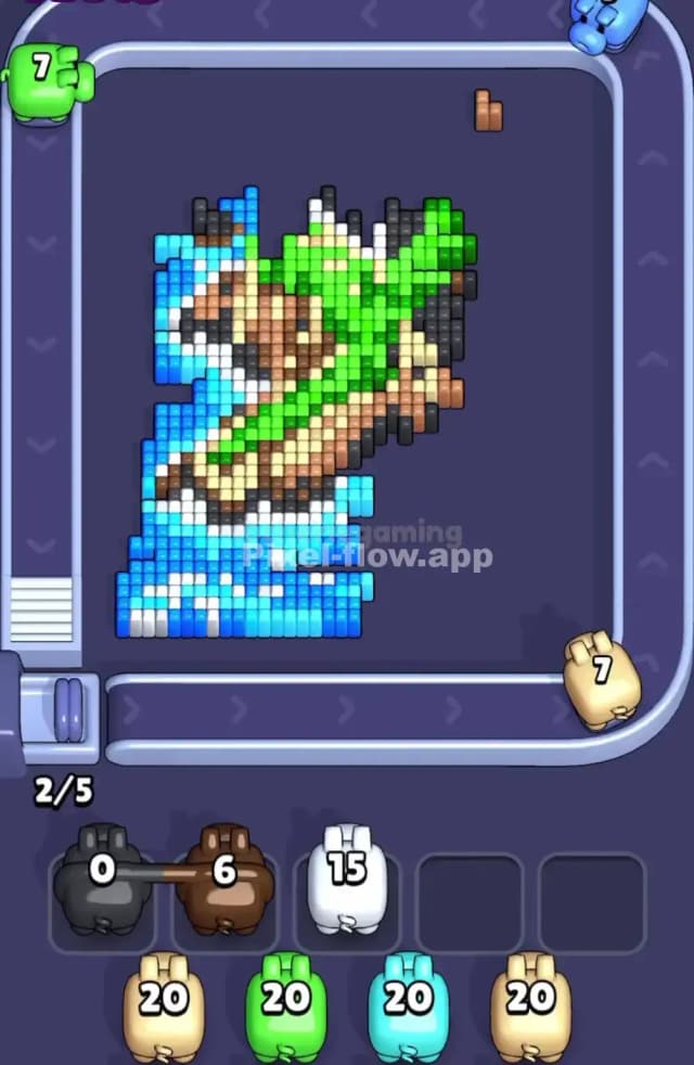 Pixel Flow Level 1677 Solution 2