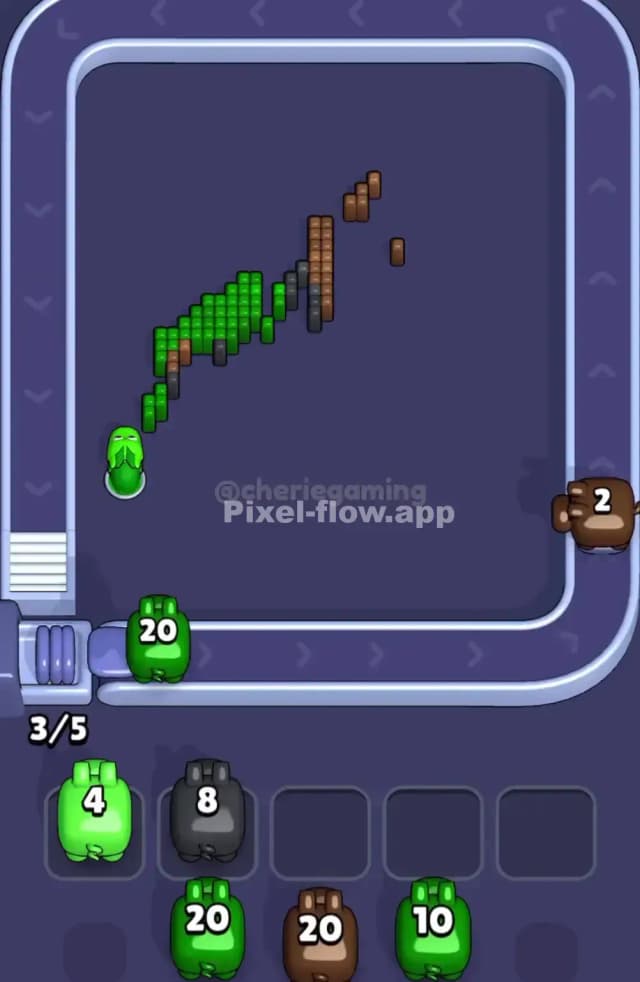 Pixel Flow Level 1837 Solution 3