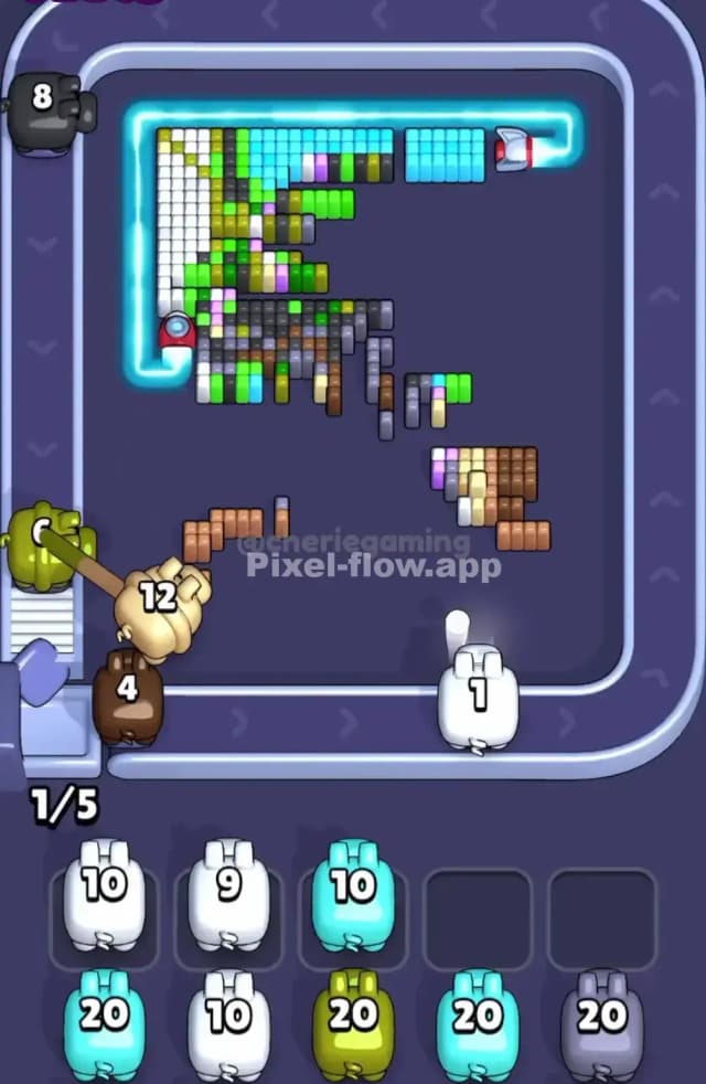Pixel Flow Level 1755 Solution 2