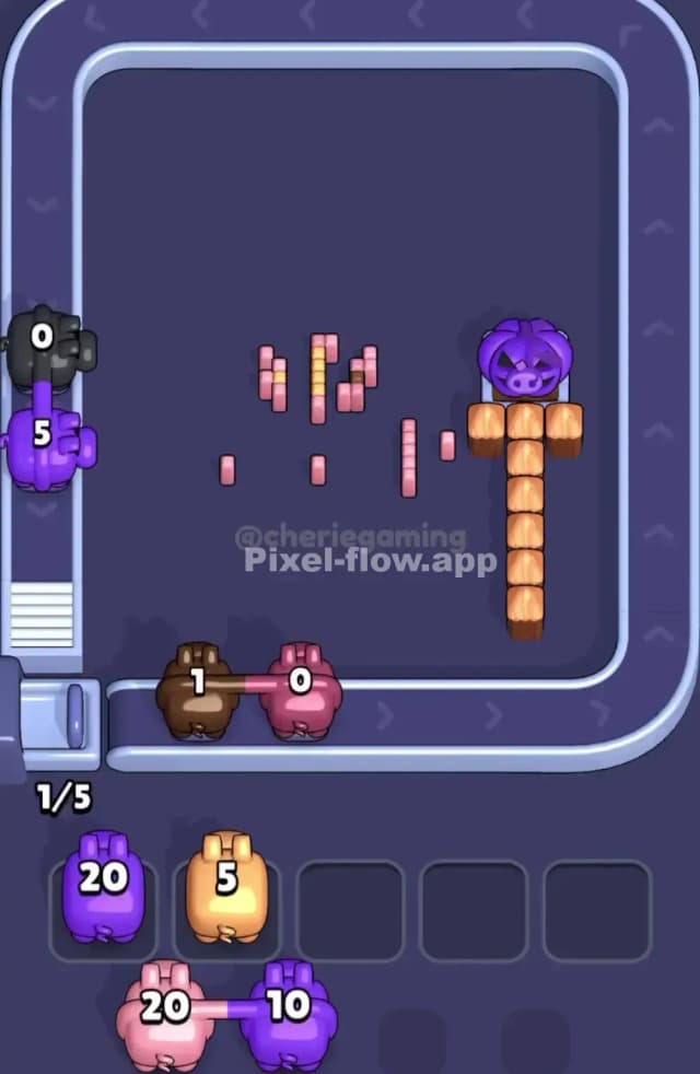 Pixel Flow Level 1870 Solution 3