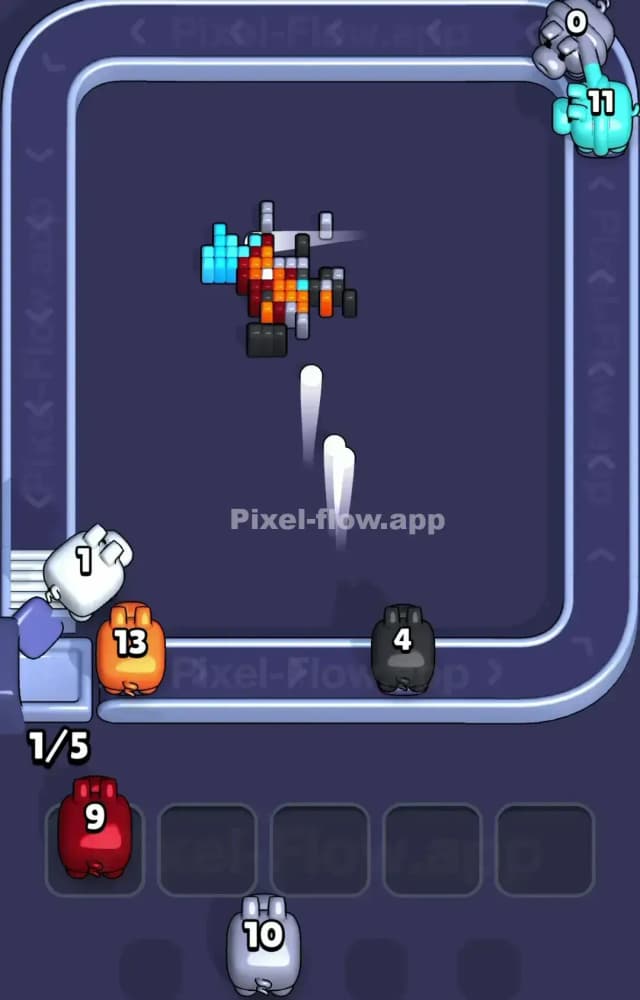 Pixel Flow Level 1533 Solution 3