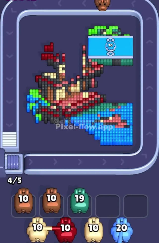 Pixel Flow Level 1889 Solution 2