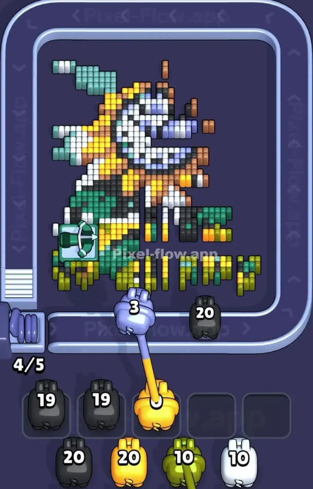 Pixel Flow Level 1528 Solution 2