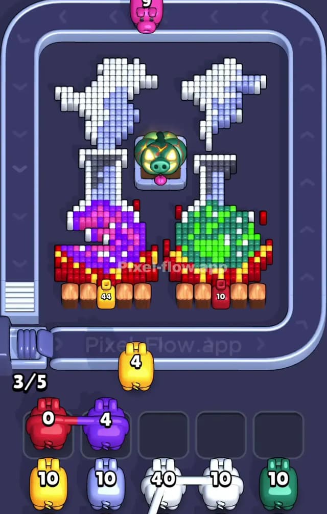 Pixel Flow Level 819 Solution 1