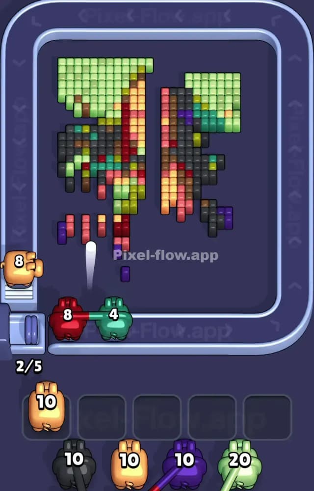 Pixel Flow Level 1483 Solution 2