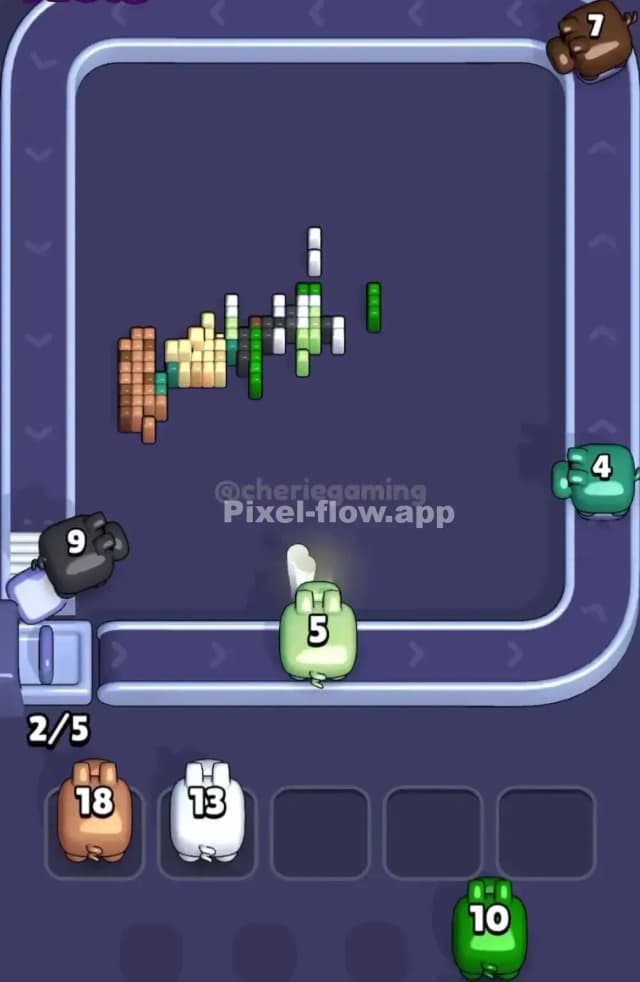 Pixel Flow Level 1657 Solution 3