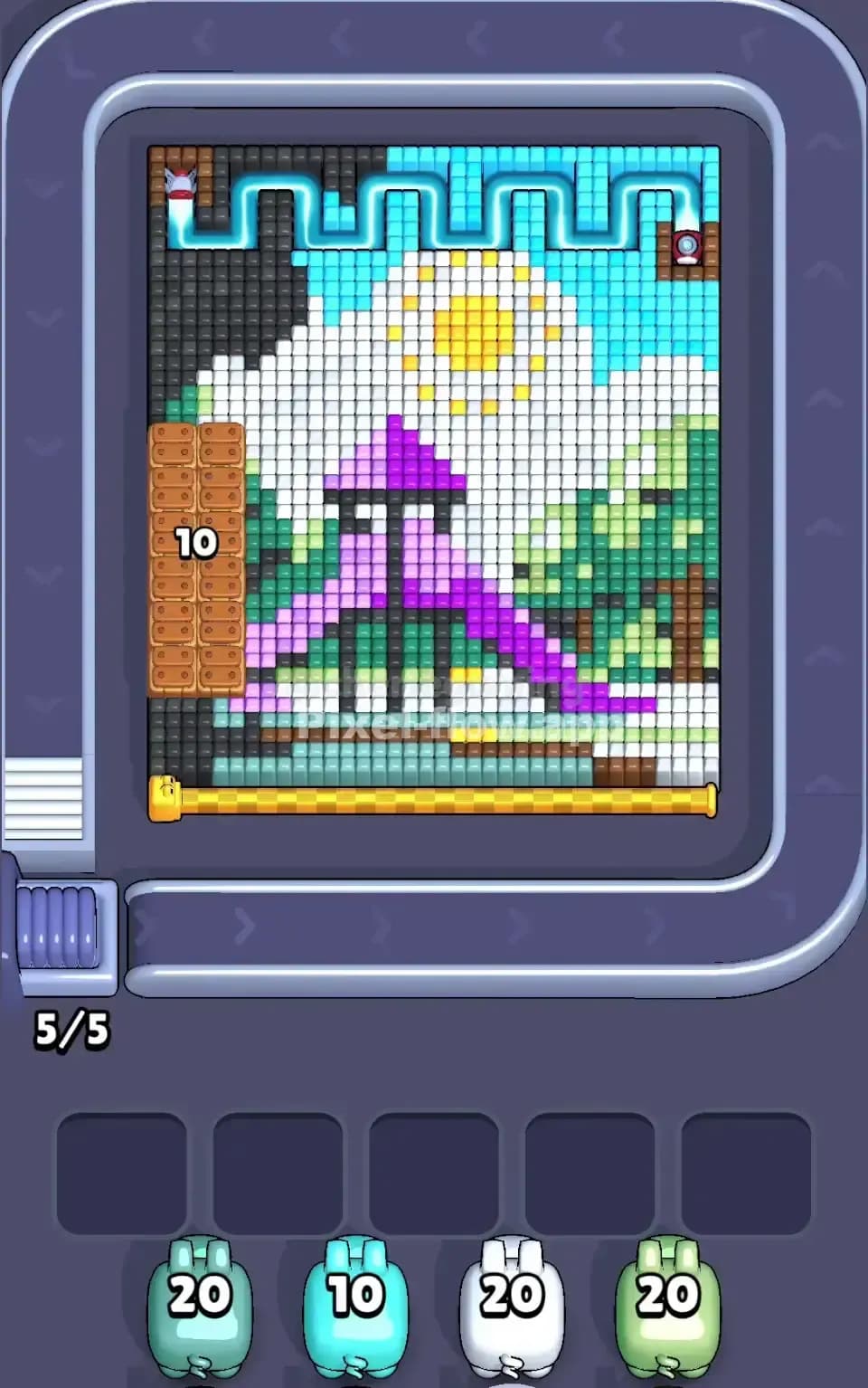 Pixel Flow Level 705 Screenshot