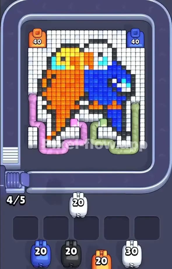 Pixel Flow Level 516 Screenshot