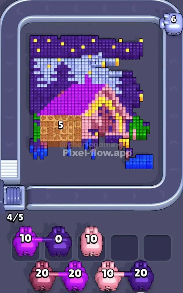 Pixel Flow Level 757 Solution 1