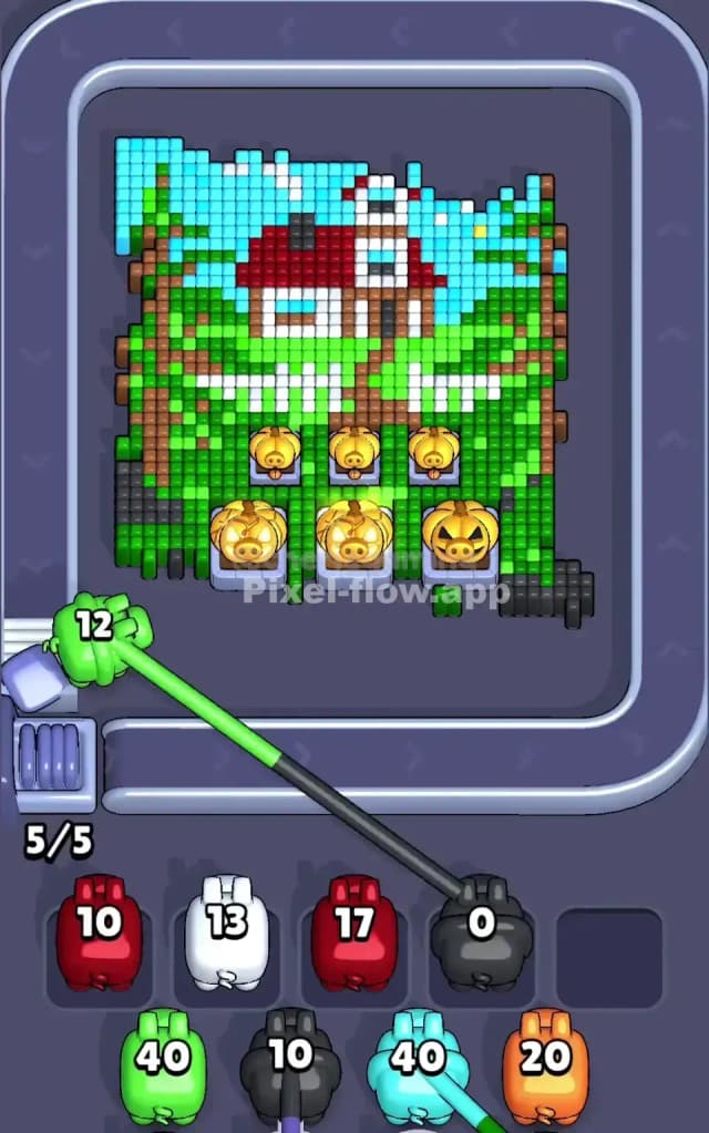 Pixel Flow Level 739 Solution 1