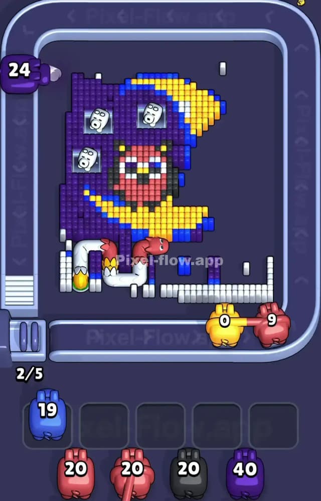 Pixel Flow Level 1151 Solution 2