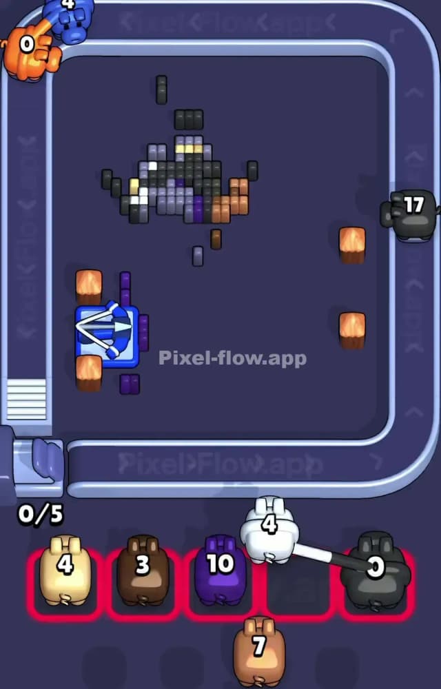Pixel Flow Level 1502 Solution 3