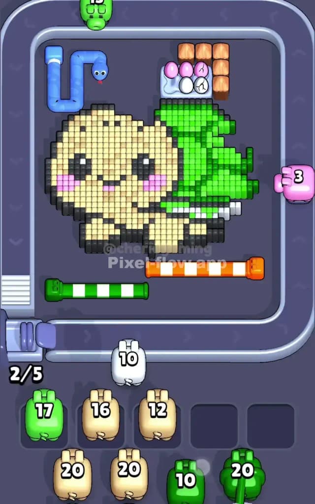 Pixel Flow Level 323 Solution 1