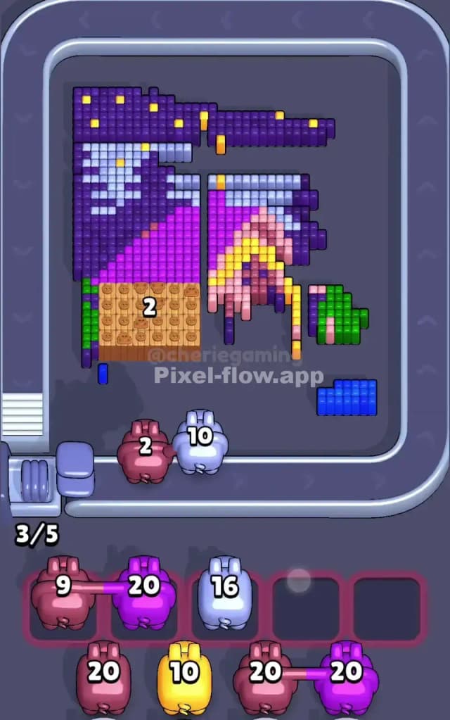 Pixel Flow Level 757 Solution 2