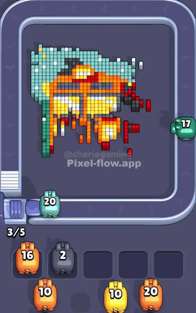 Pixel Flow Level 658 Solution 2