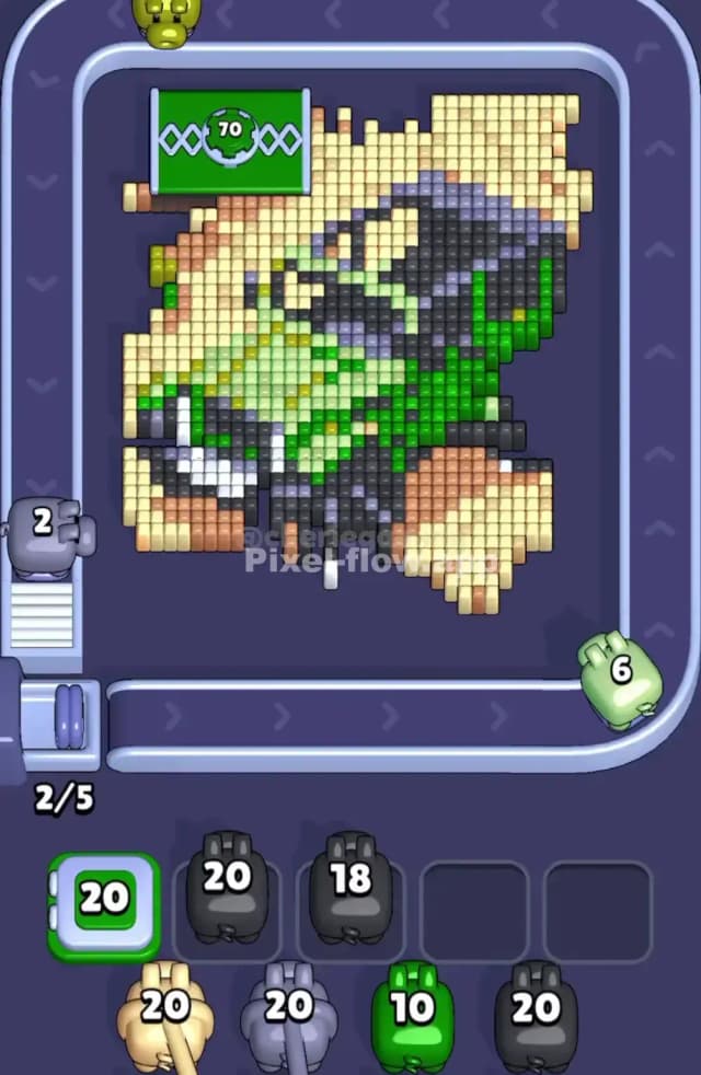 Pixel Flow Level 1892 Solution 1