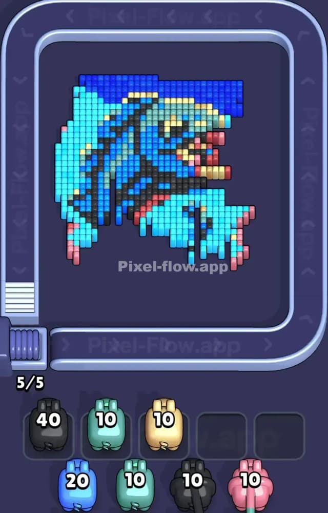 Pixel Flow Level 1410 Solution 2