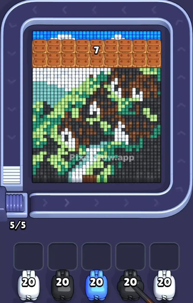 Pixel Flow Level 827 Gameplay