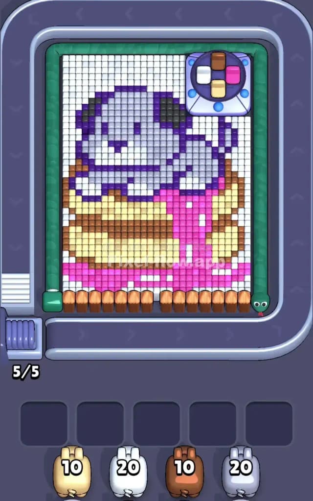 Pixel Flow Level 689 Gameplay