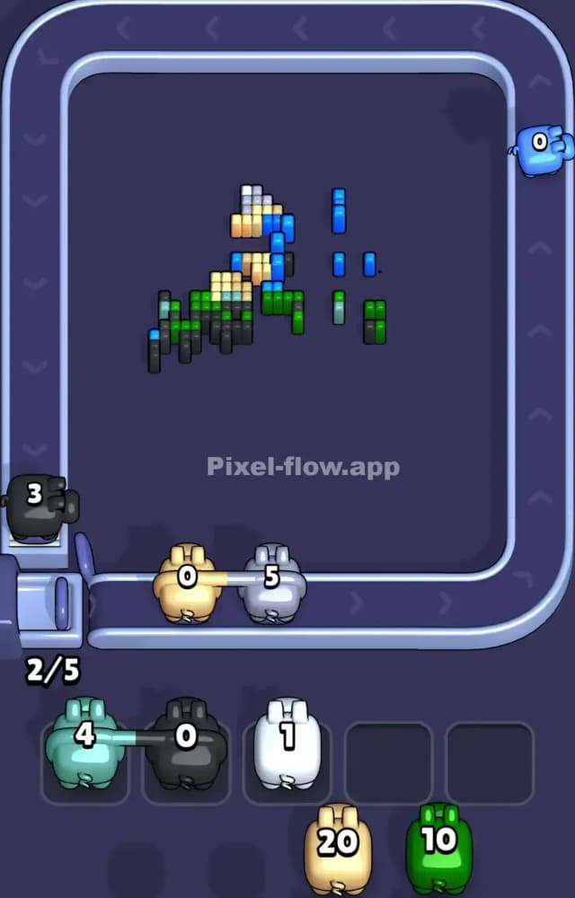 Pixel Flow Level 1444 Solution 3