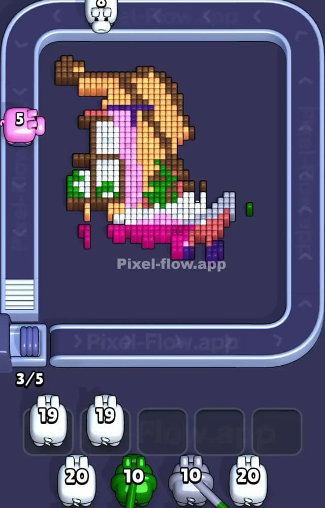 Pixel Flow Level 1539 Solution 2