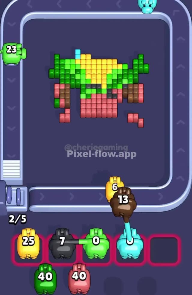 Pixel Flow Level 1904 Solution 2