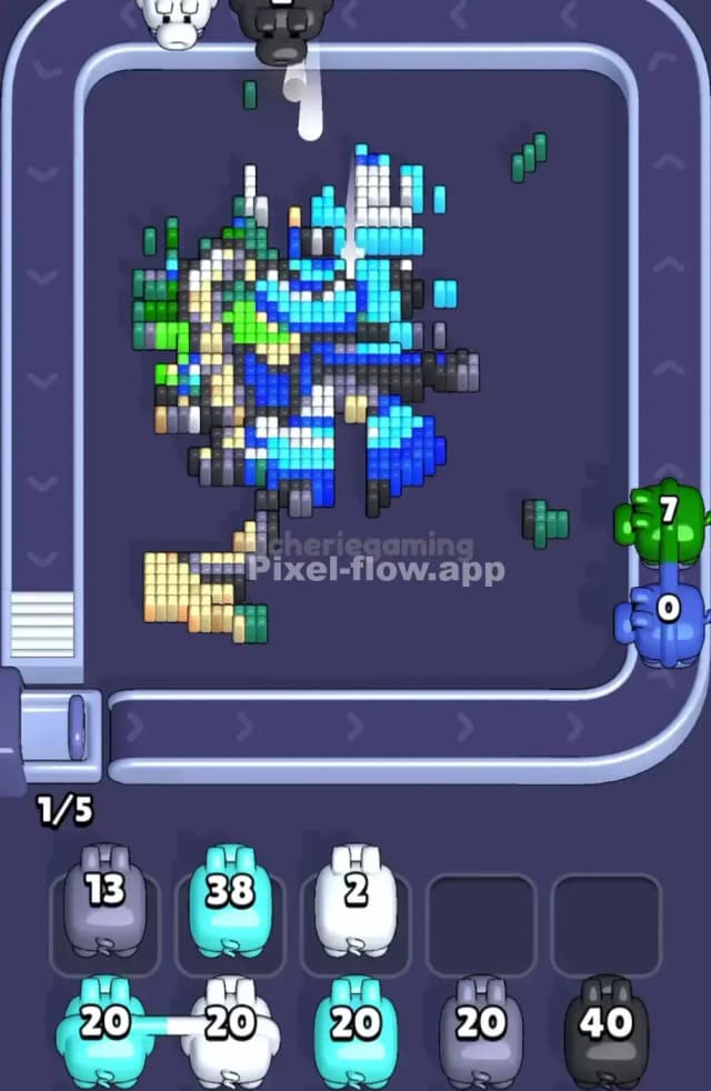 Pixel Flow Level 1900 Solution 2