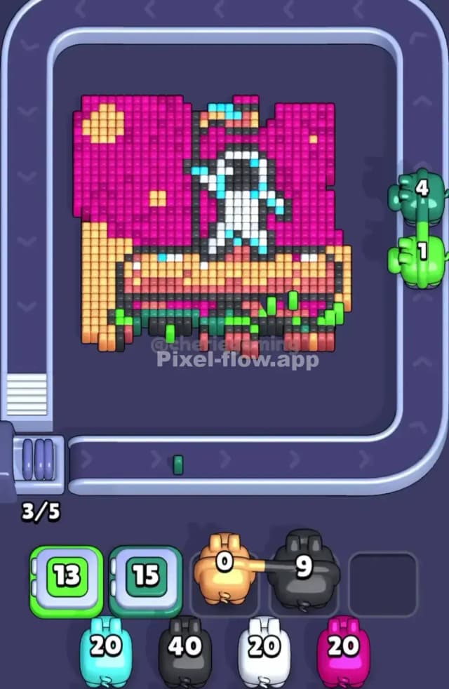 Pixel Flow Level 1854 Solution 1