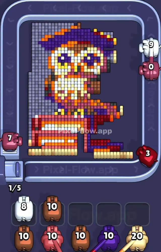 Pixel Flow Level 1415 Solution 1