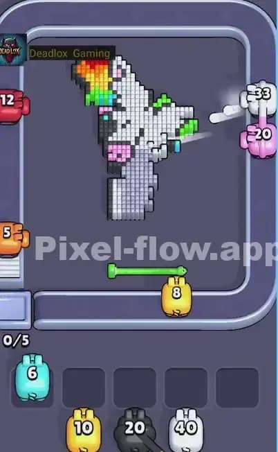 Pixel Flow Level 444 Solution 2