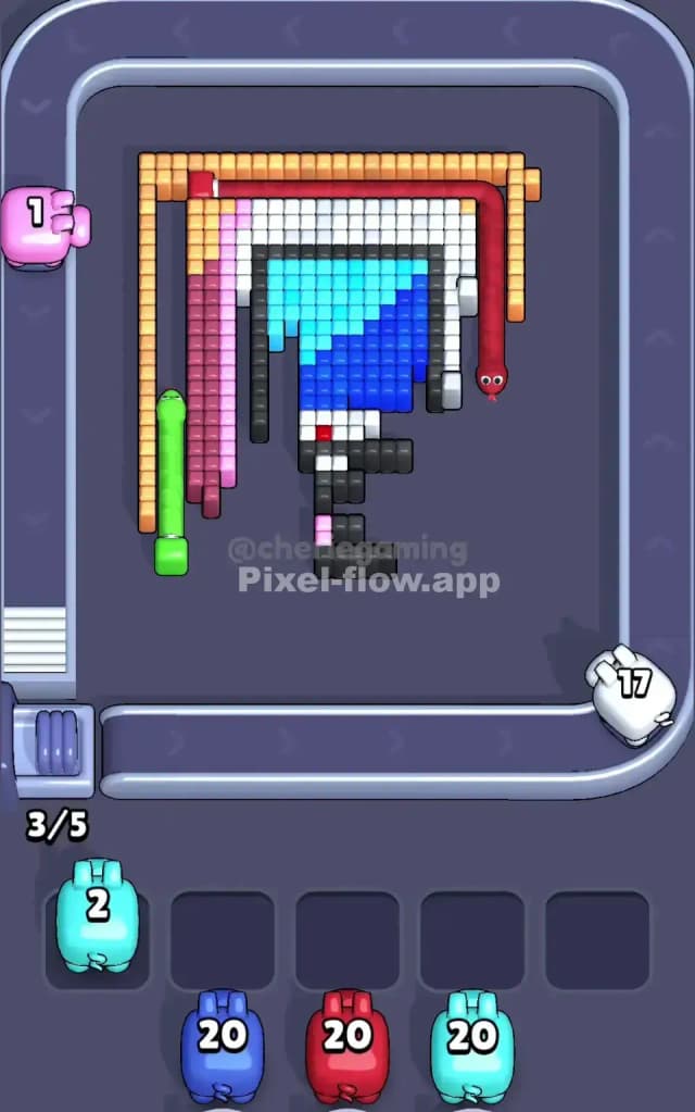 Pixel Flow Level 539 Solution 2
