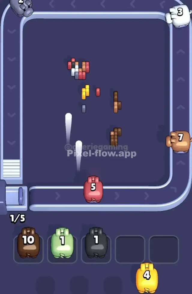 Pixel Flow Level 1898 Solution 3