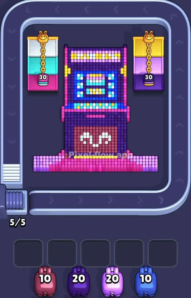 Pixel Flow Level 1184 Gameplay