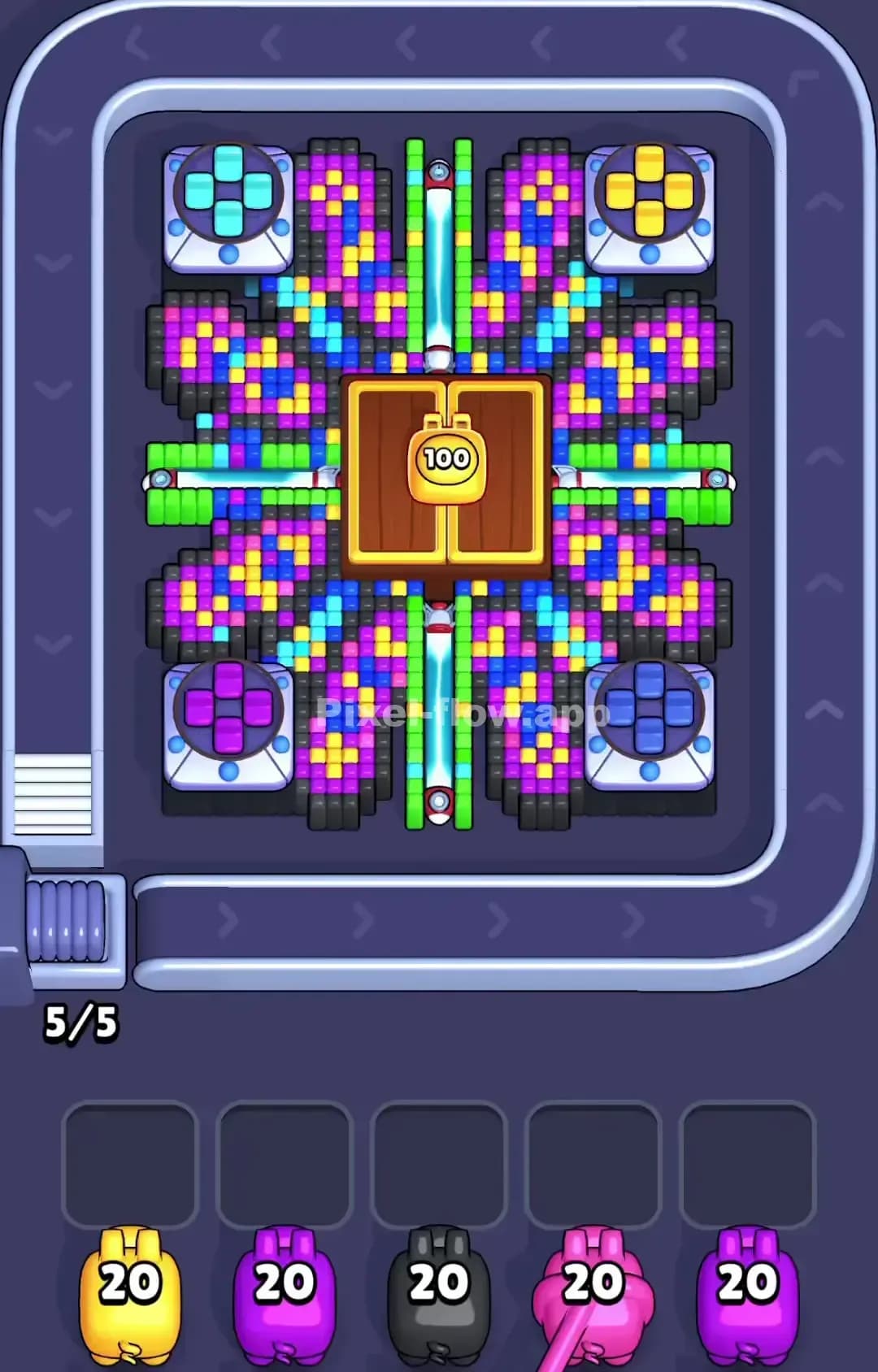 Pixel Flow Level 1046 Screenshot