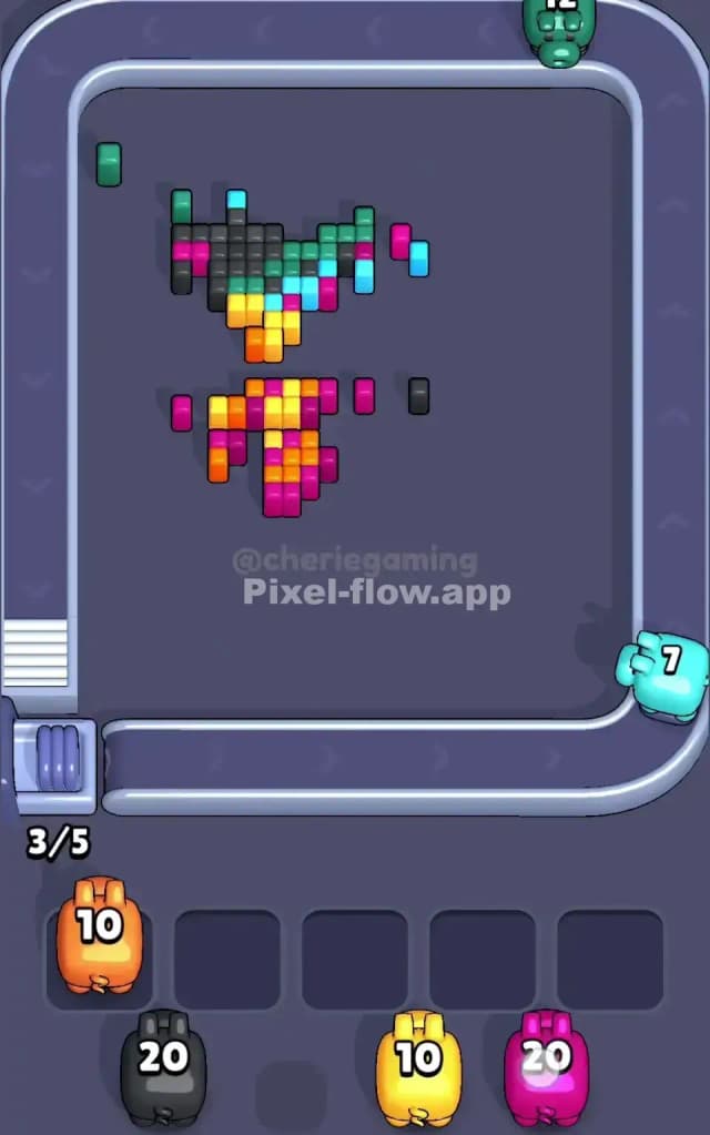 Pixel Flow Level 465 Solution 3